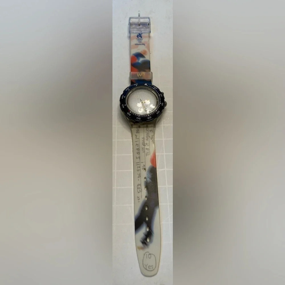 SWATCH Watch Vintage 1996 Atlanta Olympics Dan Jansen Limited Edition Unisex